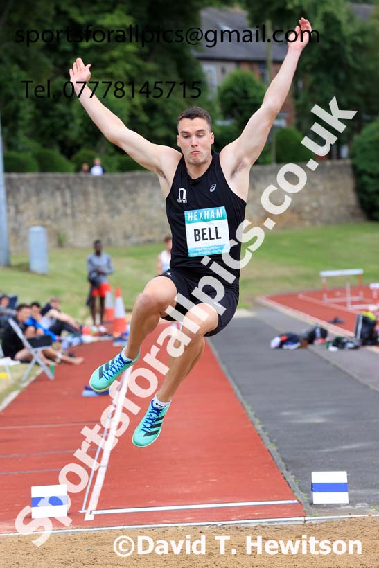 Decathlon Long Jump, 2024 EAP International Combined events, Hewcham, Northumberland.  Photo: David T. Hewitson/Sports for All Pics